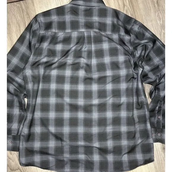 Dixxon CLEETUS McFARLAND FLANNEL Hell Yeah Brother Buttons Men's 2X NWT Black - Picture 5 of 8